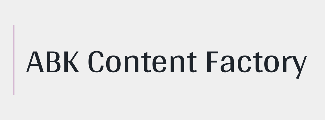 ABK Content Factory logo